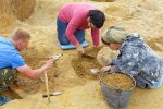 Раскопки сокровища позднего бронзового века