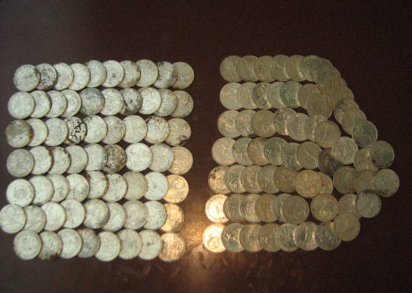 клад советских монет (фото)