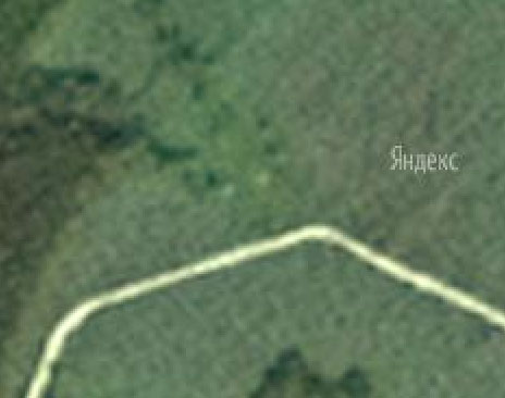  Спутниковый снимок той же местности полученный из сервиса Яндекс.карты